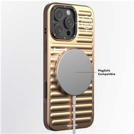 قاب YOUNGKIT یانگکیت True Color Magsafe Series Rose Gold مناسب برای Apple iPhone 16 Pro Max