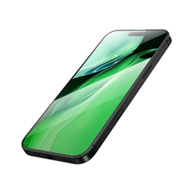 گلس تمام صفحه تمام چسب گرین لاین آیفون iPhone 16 Pro Max Green Lion 3D Silicone Plus