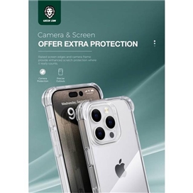 قاب محافظ گرین لاین آیفون Apple iPhone 16 Pro Max Green Lion Anti-Shock Case