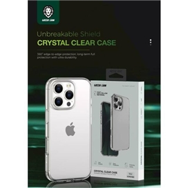 قاب محافظ گرین لاین آیفون Apple iPhone 16 Pro Max Green Lion Crystal Clear Case