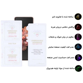 محافظ صفحه نمایش اپیکوی مدل Hydrogel مناسب برای گوشی موبایل سامسونگ Galaxy Z Flip 6