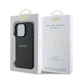 کاور گس اصل/اورجینال مدل GUESS MAGSAFE GRAINED مناسب برای گوشی موبایل اپل آیفون 16 پرومکس