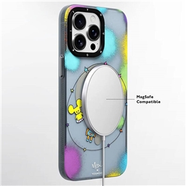 قاب یانگکیت youngkit مدل MeaL Sun-Fried Egg مگ سیف مناسب برای Apple iPhone 15 Pro Max