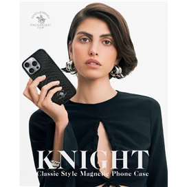 قاب برند پولو مدل Santa Barbara Knight Series Polo Orignal leather Case مناسب برای Apple iPhone 16 Pro Max