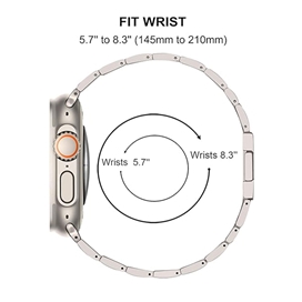 بند استیل جیتک مدل TRUMiRR برای اپل واچ 45/46/49mm