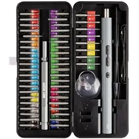 کیت پیچ گوشتی شارژی گرین لاین Green Lion 58 IN 1 Electric Screwdriver Set GN58IN1ELSDBK