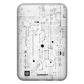 پاوربانک مگسیف یانگ کبت مدل  YOUNGKIT Circuit Board Power Bank MagSafe ظرقیت 5 هزار توان 20 وات