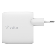 شارژر دیواری شارژ سریع دو پورت 24 وات بلکین مدل WCB002vfWH