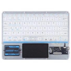 کیبورد بلوتوث شفاف با تاچ پد کوتسی Coteetci Punk Touchpad Wireless Keyboard 84013