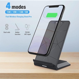 شارژر بی سیم نیلکین مدل Fast Wireless Stand Pro