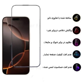 محافظ صفحه نمایش مات کی -زد دوو مدل AG-Matte-k مناسب برای گوشی موبایل اپل iPhone 16 Pro Max