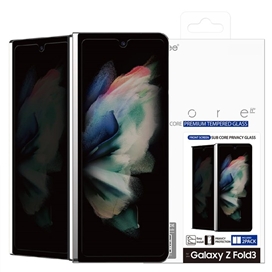 گلس شیشه ای گوشی آراری مدل حریم خصوصی Core H Plus مناسب Galaxy Z Fold 3 پک دو عددی