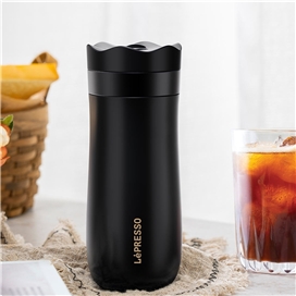 ماگ و فرنچ پرس قابل حمل لپرسو LePresso Insulated Mug with French Press LPIMFPBK