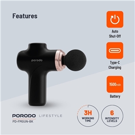 ماساژور تفنگی پرودو PORODO Precision Handheld Massager