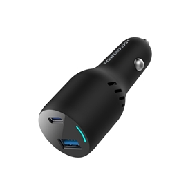 شارژر فندکی 83 وات پاورولوژی Powerology 65W Dual Ports Car Charger PCCSR013