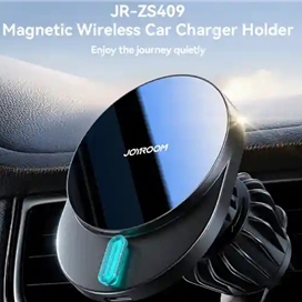 هولدر و شارژر وایرلس مگنتی جویروم Joyroom magnetic holder JR-ZS409