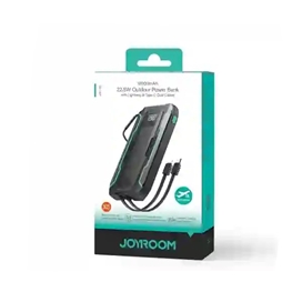 پاور بانک 22.5 وات 10000 جویروم با کابل متصل JOYROOM JR-L017 Power Bank