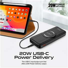 پاوربانک پرومیت مدل POWERPACK-FOLD به ظرفیت 10000 میلی آمپرساعت