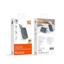 پاوربانک وایرلس مگ سیف 30وات 10000 مک دودو Mcdodo Qmag qi2 Power Bank MC-781