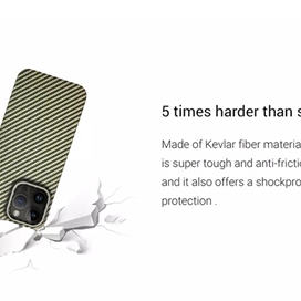 قاب برند کی دوو K-DOO مدل کولار Kevlar برای گوشی آیفون Apple iPhone 15