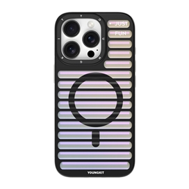 قاب برند یانگکیت Youngkit Geek Color-Changing Luggage-Inspired iphone مناسب برای Apple iPhone 15 Pro