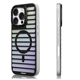 قاب برند یانگکیت Youngkit Geek Color-Changing Luggage-Inspired iphone مناسب برای Apple iPhone 15 Pro