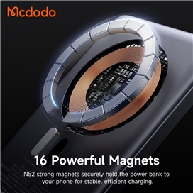 پاوربانک وایرلس 1000 مگنتی مک دودو Mcdodo MC-465 Metal Ultra Thin