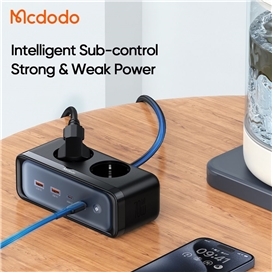 آداپتور شارژ و چند راهی محافظ برق 70 وات مک دودو مدل MCDODO GaN CH-4610