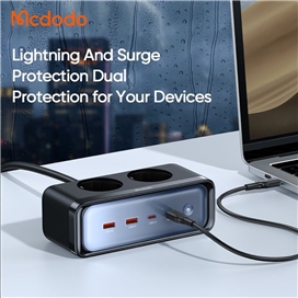 آداپتور شارژ و چند راهی محافظ برق 70 وات مک دودو مدل MCDODO GaN CH-4610