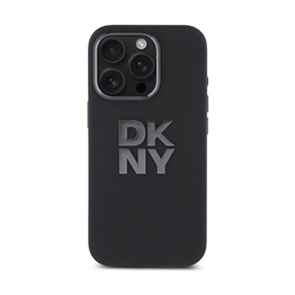 قاب آیفون 16 پرو مکس DKNY Liquid Silicone Metal Logo