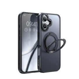 قاب آیفون 16 پرومکس مگسیف دار با پایه مک دودو Mcdodo Iphone 16 pro max Protective Case With Magnetic Structure PC-4933