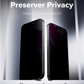 گلس حریم شخصی پرایوسی برند JCPAL مدل Preserver Privacy مناسب برای Apple iPhone 16 Pro Max