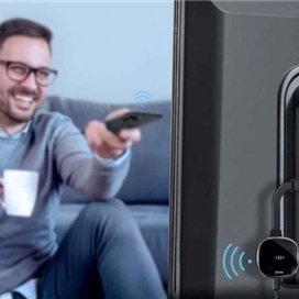 دانگل وای فای HDMI بیسوس Baseus Meteorite Shimmer Wireless Display Adapter 4k/30Hz BS-OH154