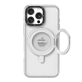 قاب یانگکیت مدل Youngkit Crystal Rotation Ring Stand Case 360 magsafe مناسب برای Apple iPhone 15 Pro