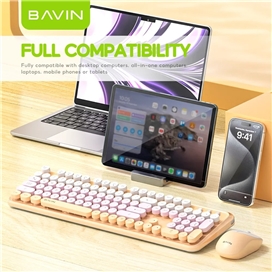 موس و کیبورد وایرلس باوین Bavin K990