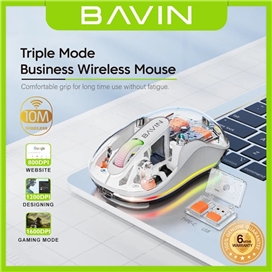 موس وایرلس گیمینگ سایلنت سه حالته باوین Bavin K992