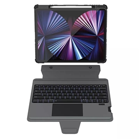 کیف کلاسوری کیبورد دار نیلکین مدل Bumper Combo Backlit Keyboard مناسب برای تبلت اپل Apple iPad Pro 11 2024