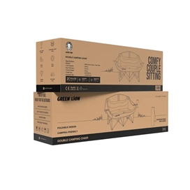 صندلی کمپینگ دونفره گرین لاین مدل Green Lion Double Camping Chair