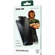 گلس حریم شخصی آیفون 17 گرین لاین Green Lion 3D Silicone Plus Iphone 17  GN3DSIL17PMBK