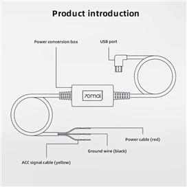کیت سخت افزاری دوربین خودرو شیائومی Xiaomi 70mai UP02 Midrive