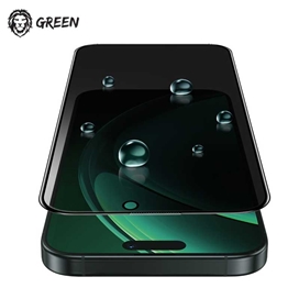 گلس حریم شخصی تمام صفحه گرین لاین آیفون Green Lion Diego Pet Privacy iPhone 16 Pro Max