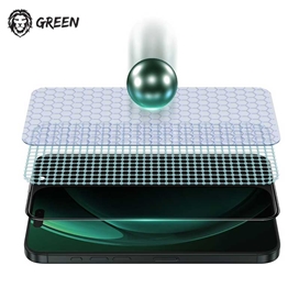 گلس حریم شخصی تمام صفحه گرین لاین آیفون Green Lion Diego Pet Privacy iPhone 15