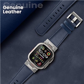 بند چرمی G-Tech Vintage Leather برای اپل واچ (44/45/46/49mm)