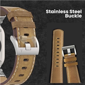 بند چرمی G-Tech Vintage Leather برای اپل واچ (44/45/46/49mm)