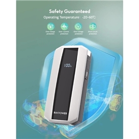 پاوربانک و جامپ استارتر خودرو 11000 میلی آمپر راوپاور مدل RP-PB1225