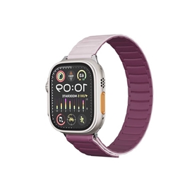 بند اپل واچ برند لولو مدل Levelo Stella Silicone Watch Strap with Magnet  مناسب سایز 44-45-46-49