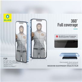 گلس فول BLUEO Anti dust HD glass anti static with applicator ا مناسب برای Apple iPhone 12 Pro