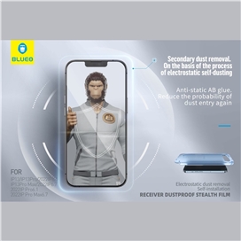 گلس فول BLUEO Anti dust HD glass anti static with applicator ا مناسب برای Apple iPhone 12 Pro