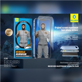 گلس فول BLUEO Anti dust HD glass anti static with applicator ا مناسب برای Apple iPhone 12