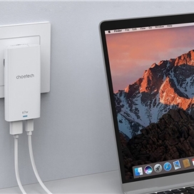 شارژر دیواری فوق باریک Choetech PD6011 PD65W GaN